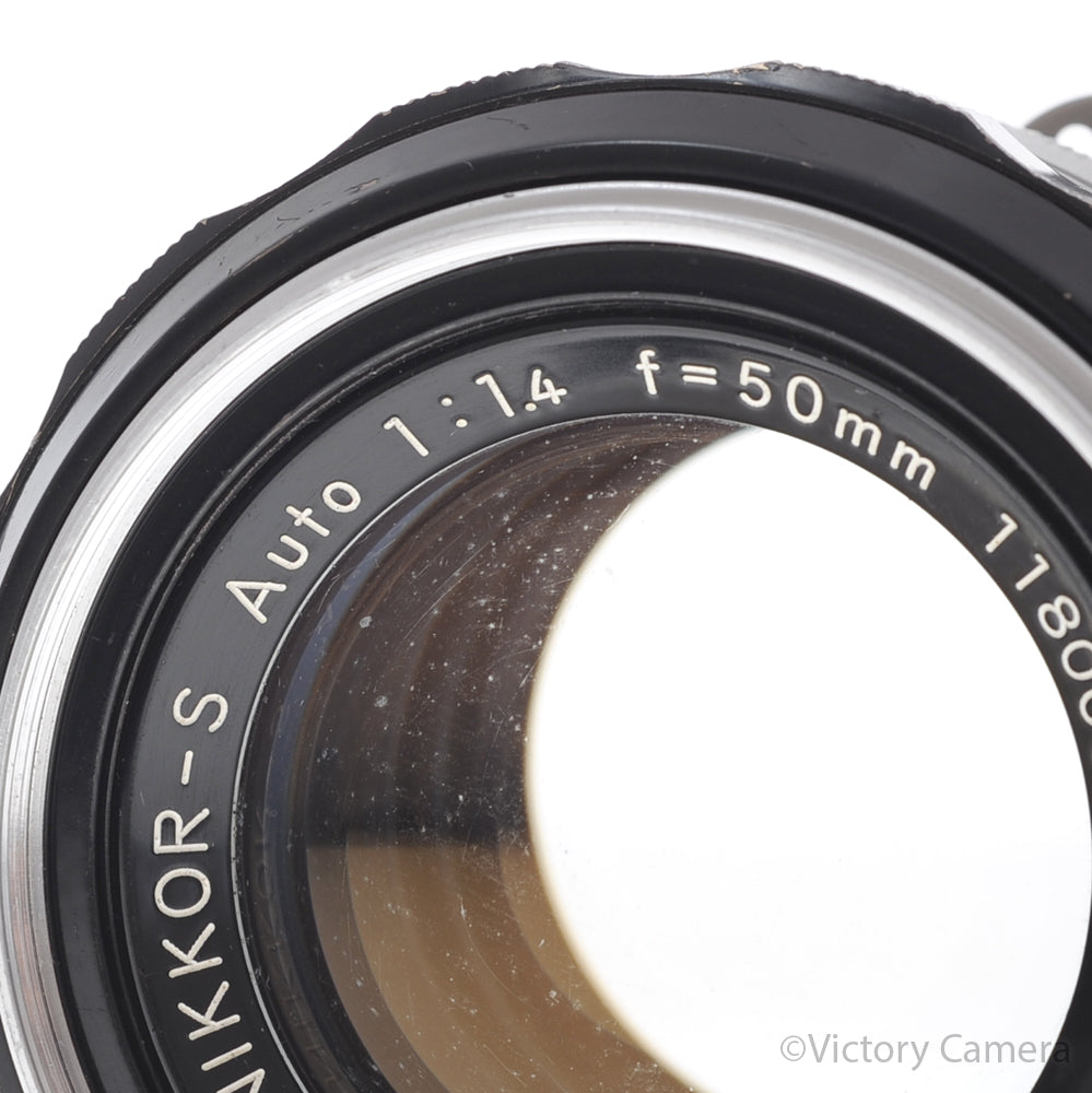 Nikon Nikkor-S.C 50mm F1.4 Prime Lens Factory AI'D [GOOD] - Victory Camera