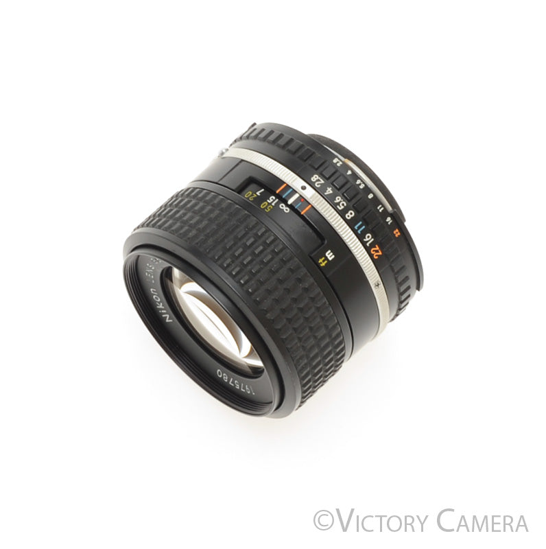Nikon Series E 100mm f2.8 AI-S Telephoto Portrait Prime Lens  [EXC+] - Victory Camera