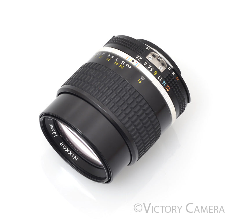Nikon Nikkor 105mm f2.5 AI-S AIS Prime Portrait Lens [EXC+] - Victory Camera