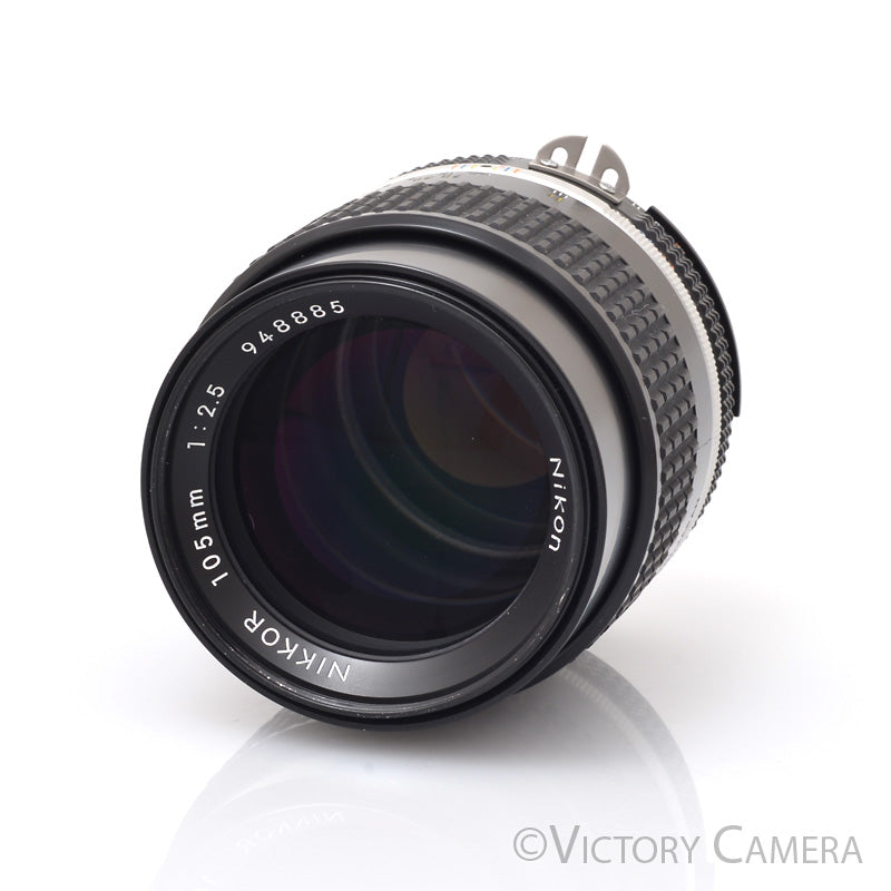 Nikon Nikkor 105mm f2.5 AI-S AIS Prime Portrait Lens [EXC+] - Victory Camera