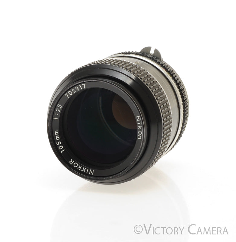 Nikon Nikkor 105mm f2.5 Late Photomic Non-AI Prime Lens [EXC] - Victory Camera