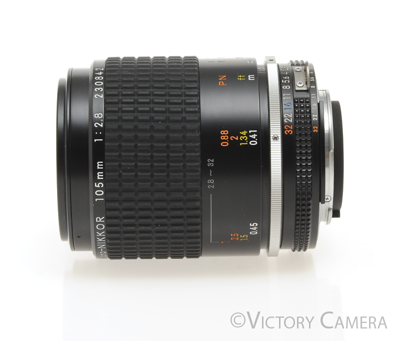 Nikon Micro-Nikkor105mm f2.8 AI-s Macro Lens w/ Shade [EXC+] - Victory Camera