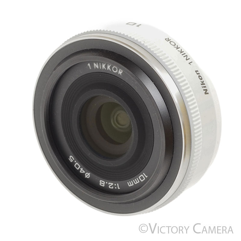 Nikon Nikkor 1 10mm f2.8 White for Nikon CX Mount Cameras [EXC+] image 1