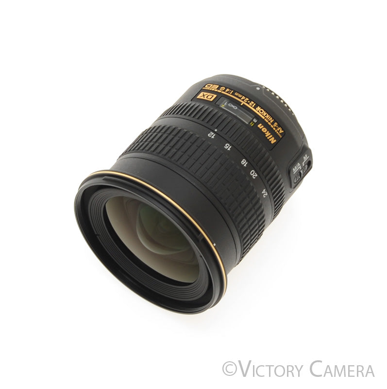 Nikon Nikkor AF-S 12-24mm f4 G ED DX Autofocus Lens -US Serial- [EXC+] - Victory Camera