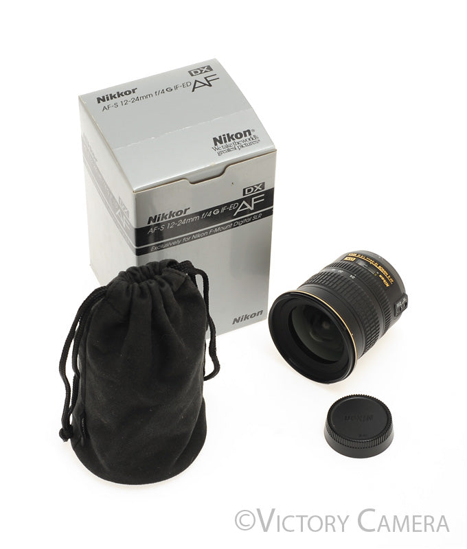 Nikon Nikkor AF-S 12-24mm f4 G ED DX Autofocus Lens -US Serial- [MINT-] - Victory Camera