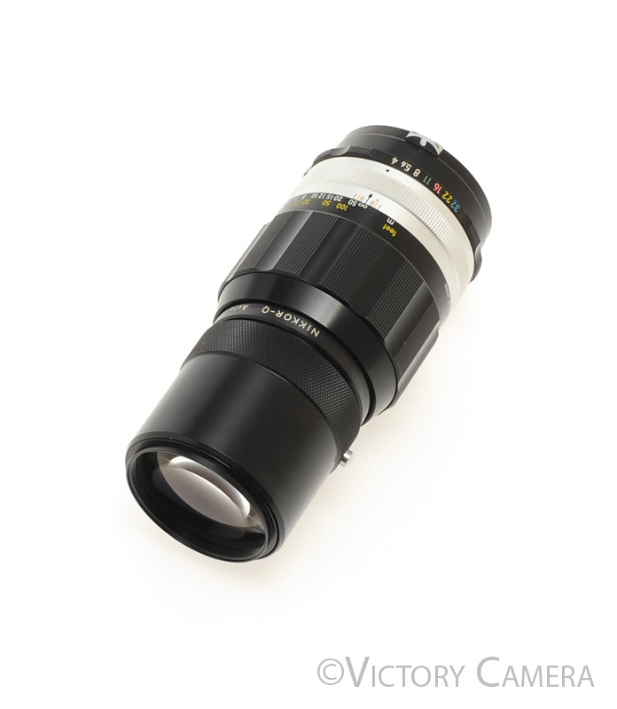 Nikon Nikkor-Q Auto 200mm f4 Photomic Non-AI Telephoto Prime Lens [EXC] - Victory Camera