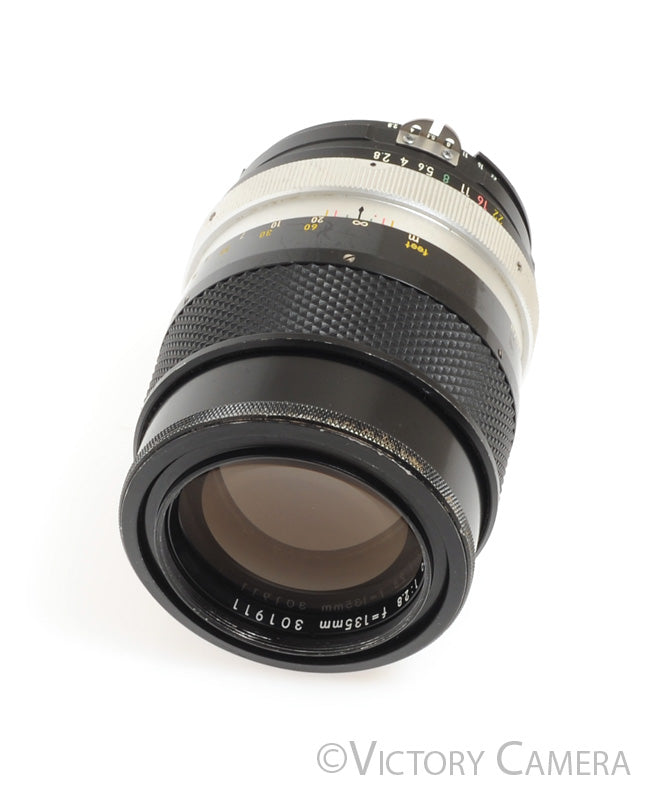 Nikon Nikkor-Q Auto 135mm f2.8 Photomic Factory AI&#39;d Lens [EXC-] - Victory Camera