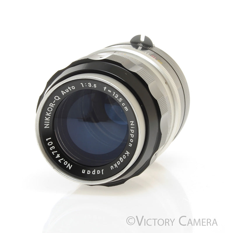 Nikor Nikkor-Q Auto 13.5cm 135mm f3.5 Non-AI Telephoto Lens [EXC-] - Victory Camera