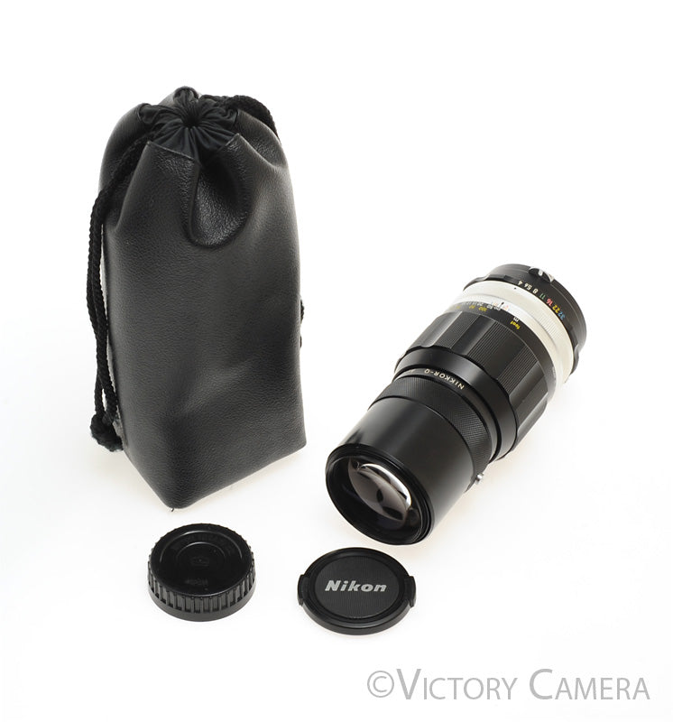 Nikon Nikkor-Q Auto 200mm f4 Photomic Non-AI Telephoto Prime Lens [EXC] - Victory Camera