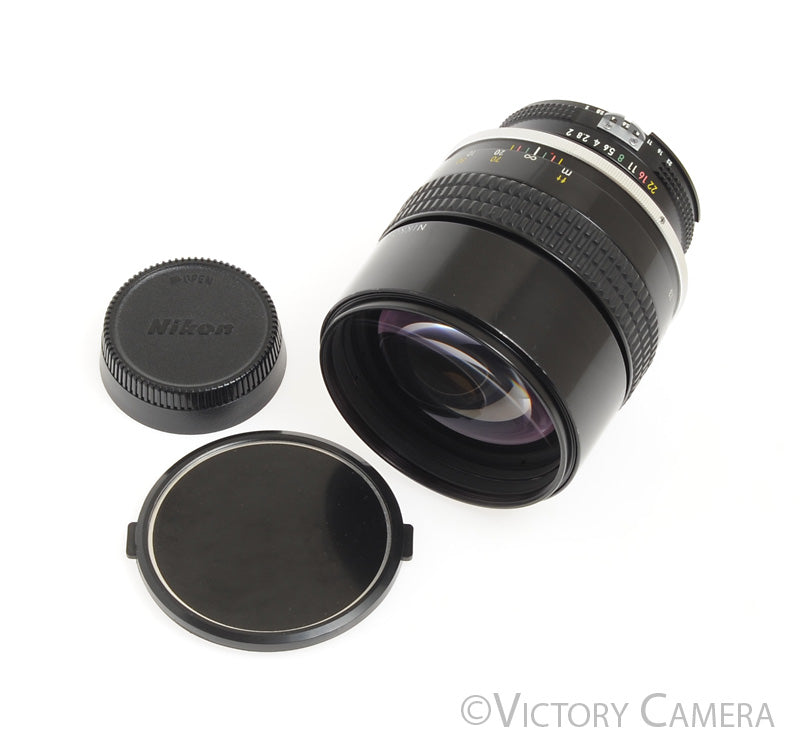 Nikon Nikkor 135mm f2.0 AI Manual Focus Prime Lens -Clean- - Victory Camera