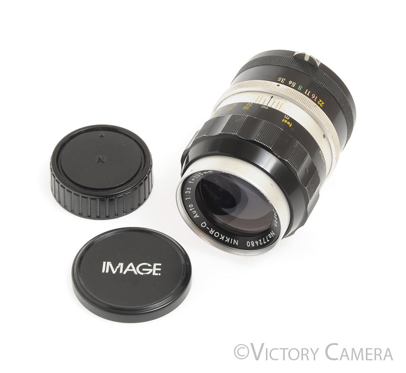 Nikor Nikkor-Q Auto 13.5cm 135mm f3.5 Non-AI Telephoto Lens [EXC] - Victory Camera
