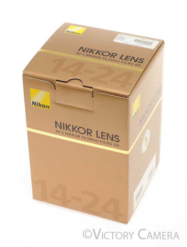 Nikon AF-S Nikkor 14-24mm f2.8 G ED N Wide Angle Zoom Lens [MINT] - Victory Camera
