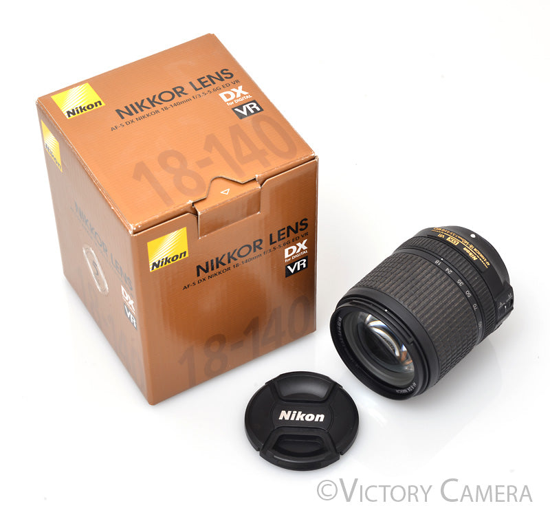Nikon Nikkor AF-S 18-140mm f3.5-5.6 G ED VR DX Lens [MINT-] - Victory Camera