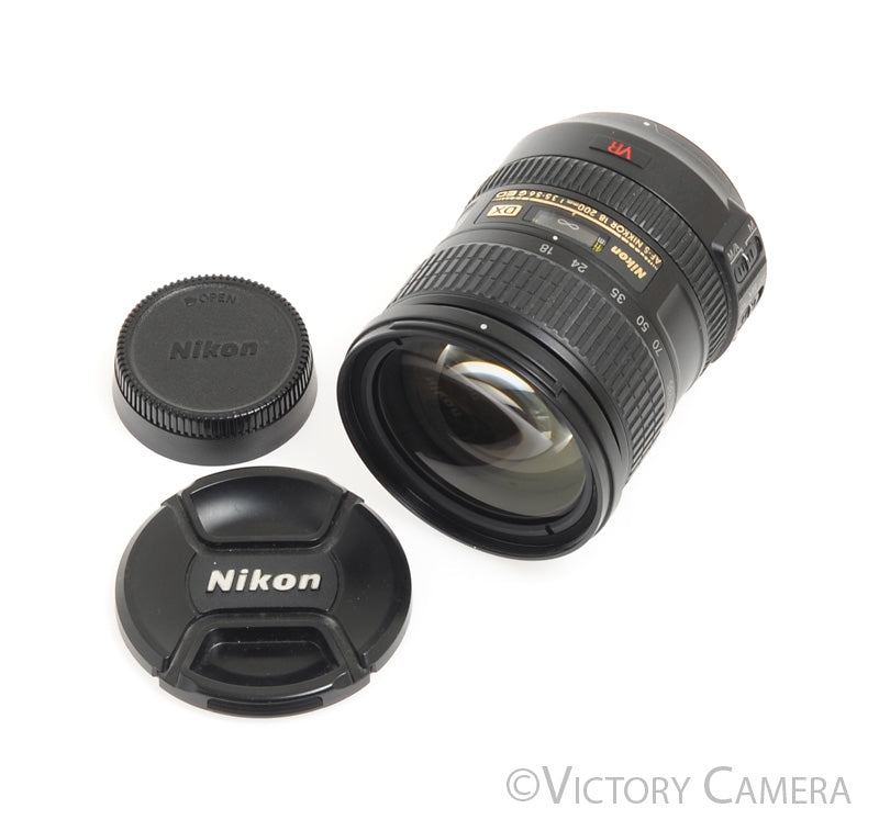 Nikon AF-S Nikkor 18-200mm f3.5-5.6 G ED VR DX Lens -Clean- - Victory Camera