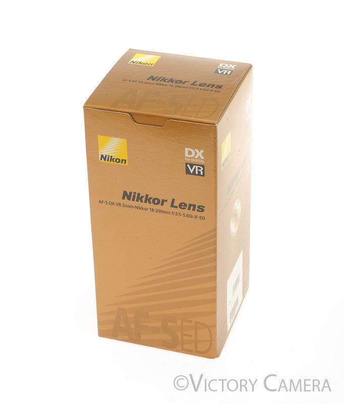 Nikon AF-S Nikkor 18-200mm f3.5-5.6 G ED VR DX Lens [EXC+] - Victory Camera