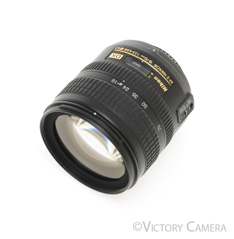 Nikon Nikkor AF-S 18-70mm f3.5-4.5 G DX G ED Zoom Lens [EXC] - Victory Camera