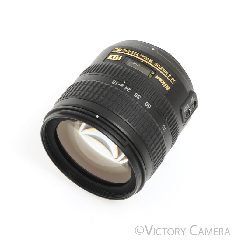 Nikon Nikkor AF-S 18-70mm f3.5-4.5 G DX G ED Zoom Lens [EXC+] - Victory Camera