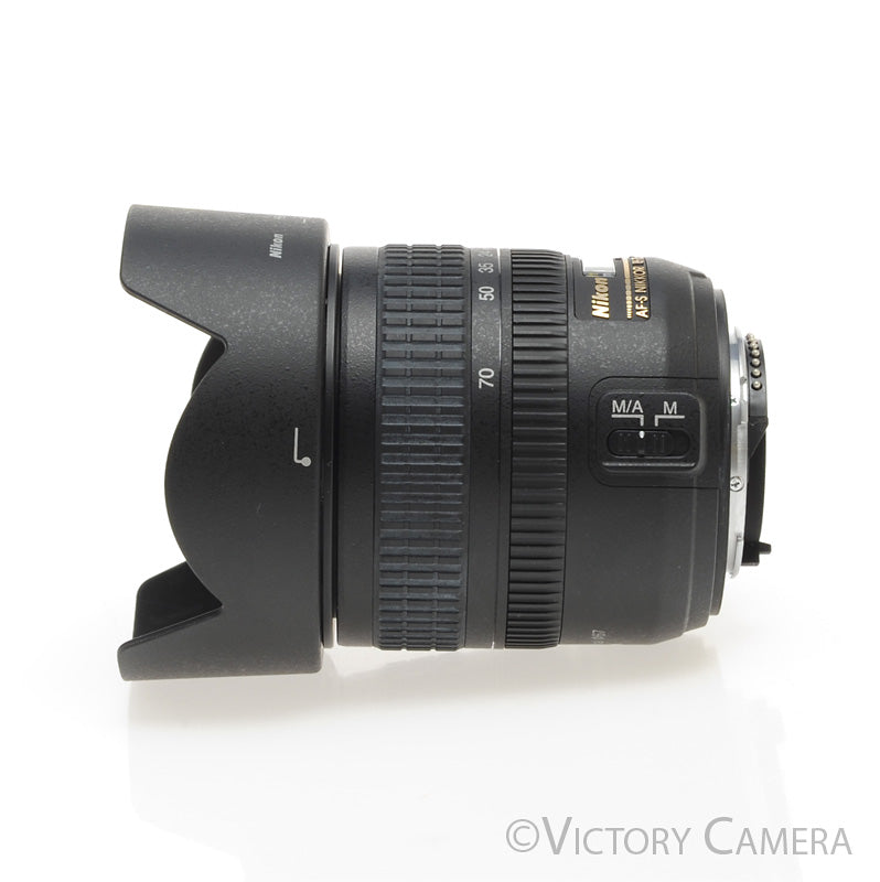 Nikon Nikkor AF-S 18-70mm f3.5-4.5 G DX G ED Zoom Lens w/ Shade [MINT-] - Victory Camera