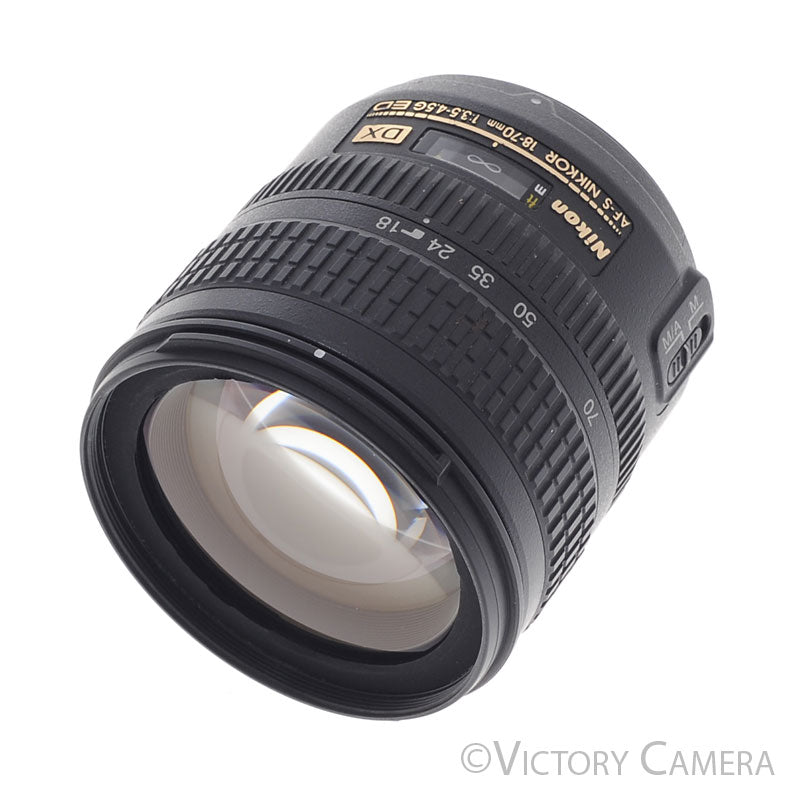 Nikon Nikkor AF-S 18-70mm f3.5-4.5 G DX ED Zoom Lens [EXC] - Victory Camera