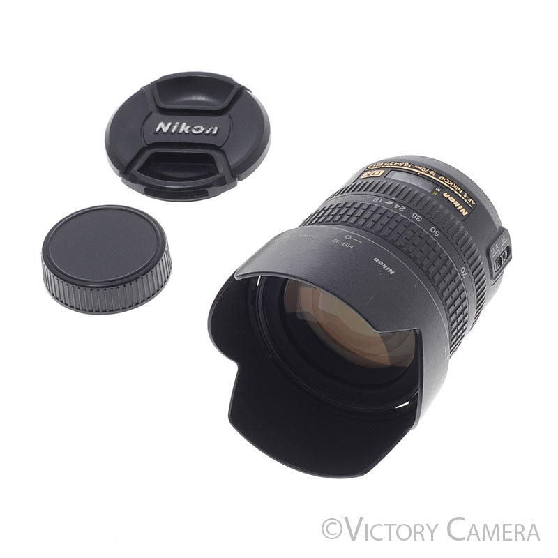 Nikon Nikkor AF-S 18-70mm f3.5-4.5 G DX ED Zoom Lens [EXC] - Victory Camera
