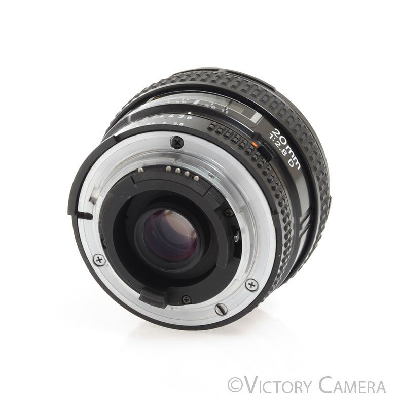 Nikon Nikkor 20mm f2.8 D Auto Focus Wide Angle Prime Lens w/ Shade [EXC-] - Victory Camera