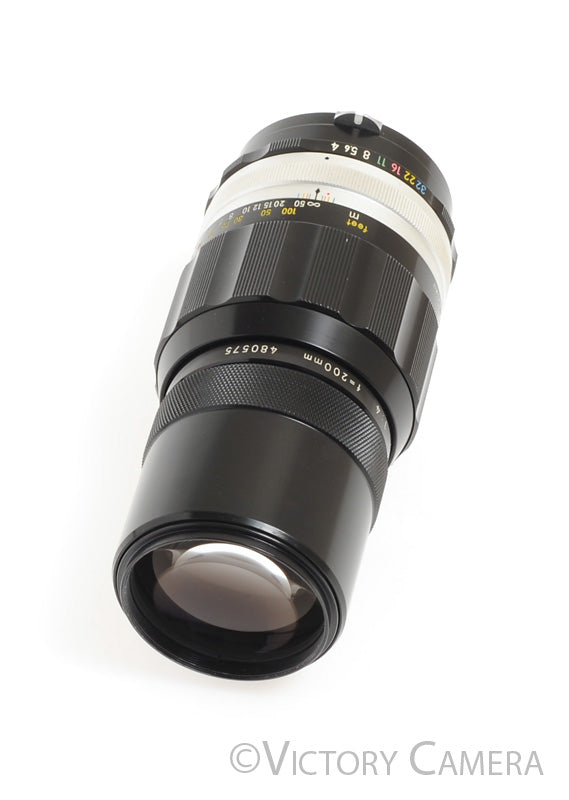 Nikon Nikkor-Q 20cm 200mm f4 Photomic Non-AI Telephoto Prime Lens [EXC-] - Victory Camera