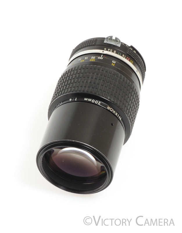 Nikon Nikkor 200mm f4 AI Telephoto Prime Lens [EXC] - Victory Camera