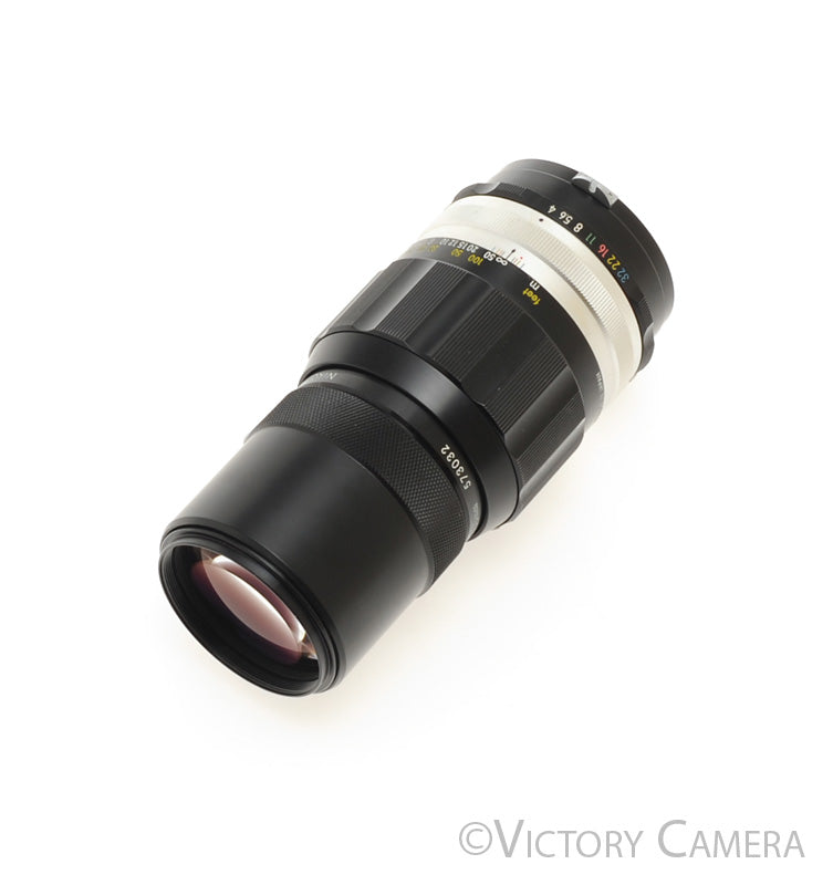 Nikon Nikkor-QC 20cm 200mm f4 Photomic Non-AI Telephoto Prime Lens [EXC+] - Victory Camera