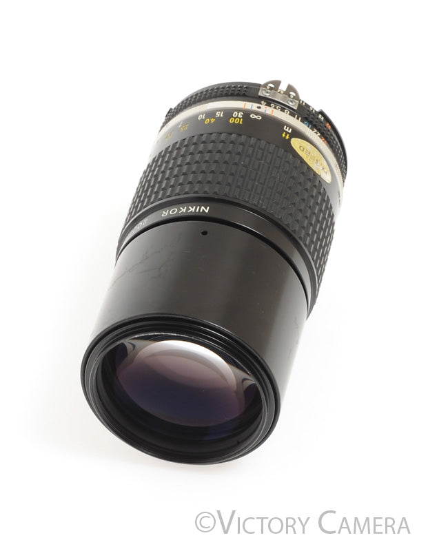 Nikon Nikkor 200mm f4 AI-S Manual Focus Telephoto Prime Lens [EXC+] - Victory Camera