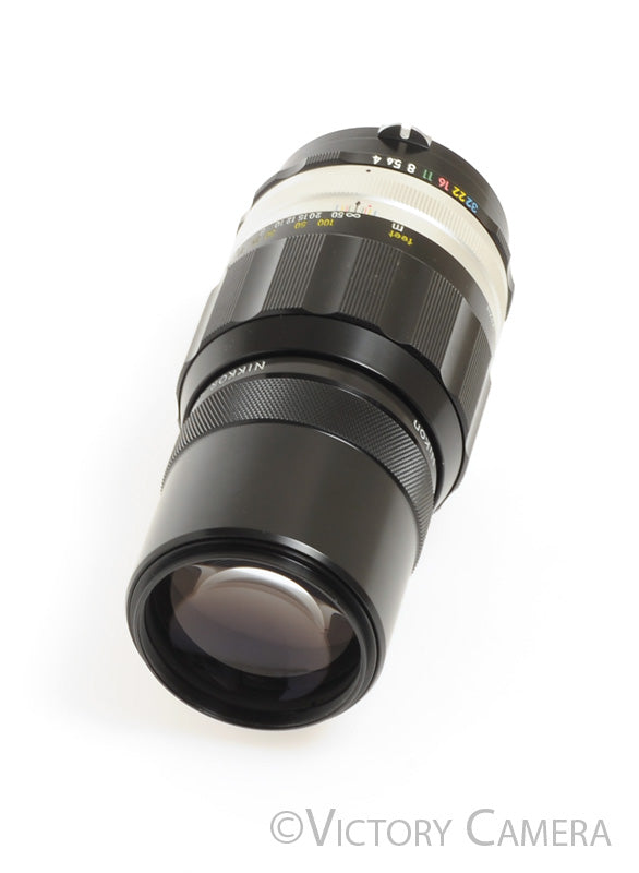Nikon Nikkor-Q 20cm 200mm f4 Photomic Non-AI Telephoto Prime Lens [EXC+] - Victory Camera