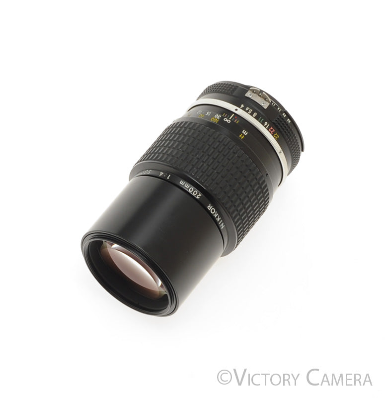 Nikon Nikkor 200mm f4 AI Telephoto Prime Lens [EXC] - Victory Camera