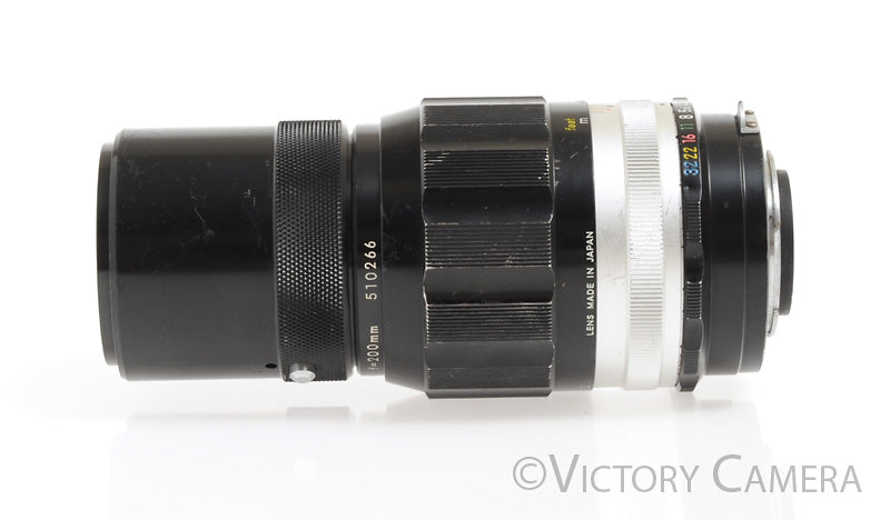 Nikon Nikkor-Q 20cm 200mm f4 Photomic non-AI Lens [EXC] - Victory Camera