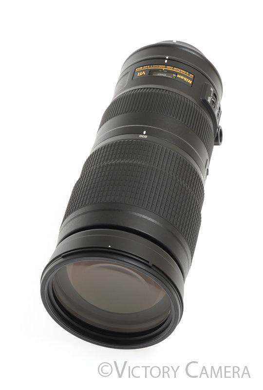 Nikon AF-S Nikkor 200-500mm f5.6E ED VR Telephoto Zoom Lens -Mint w/ Shade-