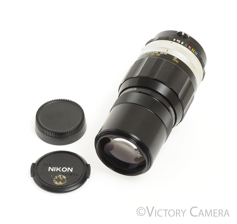 Nikon Nikkor-Q 20cm 200mm f4 Photomic Non-AI Telephoto Prime Lens [EXC+] - Victory Camera
