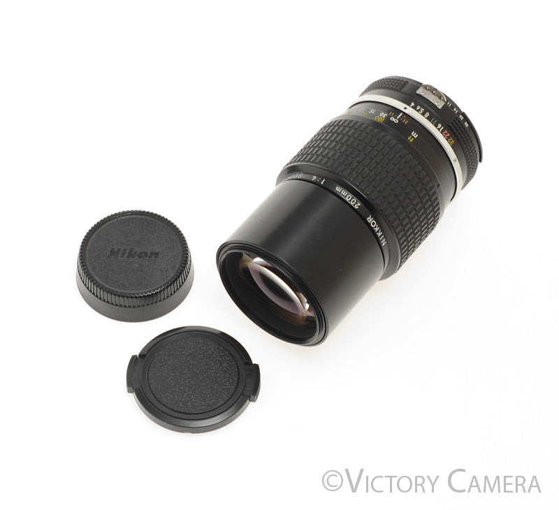 Nikon Nikkor 200mm f4 AI Telephoto Prime Lens [EXC] - Victory Camera
