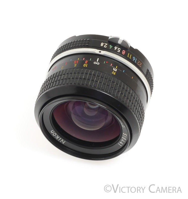 Nikon Nikkor 24mm f2.8 AI'd Wide Angle Prime Lens -Clean- [EXC] - Victory Camera