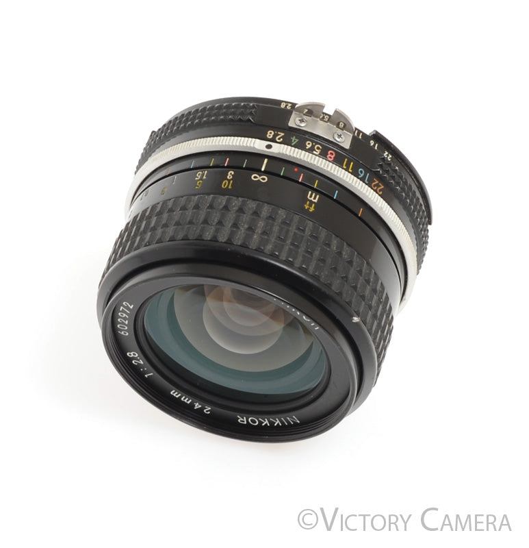Nikon Nikkor 24mm f2.8 AI Wide Angle Prime Lens [EXC+] - Victory Camera
