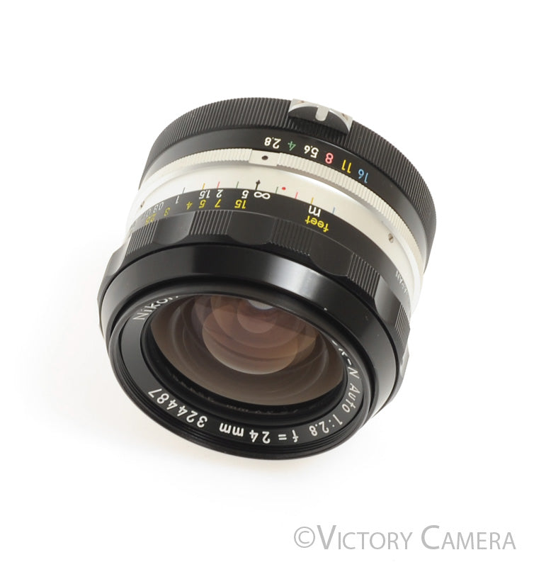 Nikon Nikkor-N 24mm f2.8 non-AI Photomic Wide Angle Lens [EXC] - Victory Camera