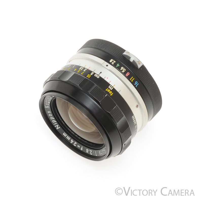 Nikon Nikkor-N 24mm f2.8 non-AI Photomic Wide Angle Lens [EXC+] - Victory Camera