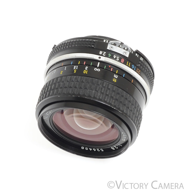 Nikon Nikkor 24mm f2.8 AI Wide Angle Prime Lens -Clean- - Victory Camera