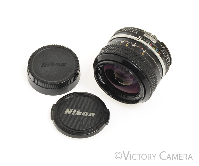 Nikon Nikkor 24mm f2.8 AI Wide Angle Prime Lens  [BAR] - Victory Camera