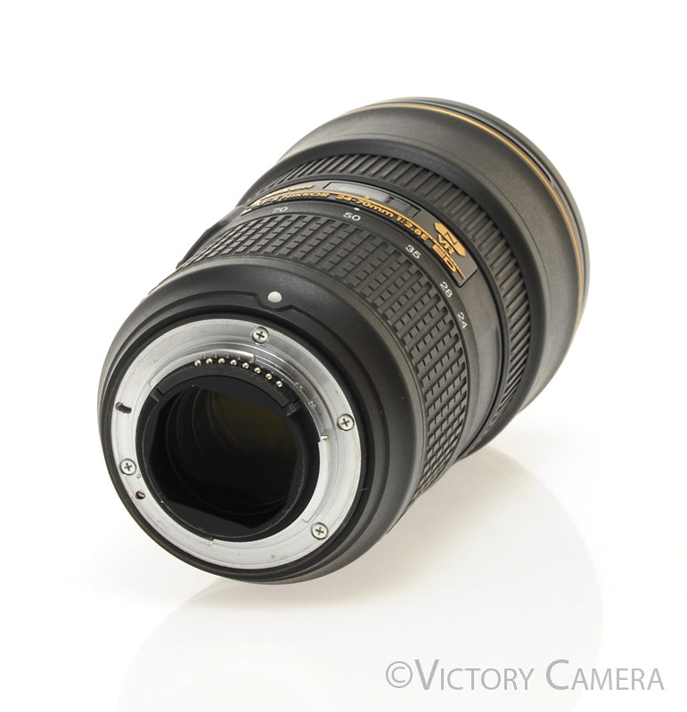 Nikon Nikkor AF-S 24-70mm f2.8E G ED N Zoom Lens w/ Shade  [MINT] - Victory Camera