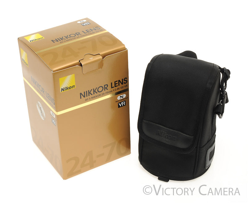 Nikon Nikkor AF-S 24-70mm f2.8E G ED N Zoom Lens w/ Shade  [MINT] - Victory Camera