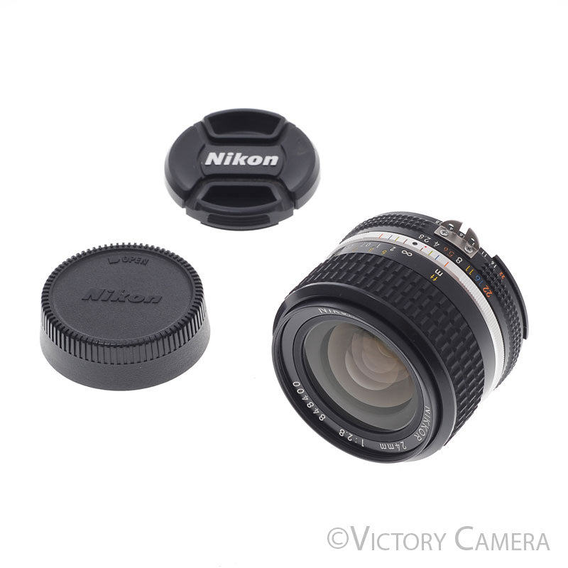 Nikon Nikkor 24mm f2.8 AI-S Wide Angle Lens [EXC] - Victory Camera