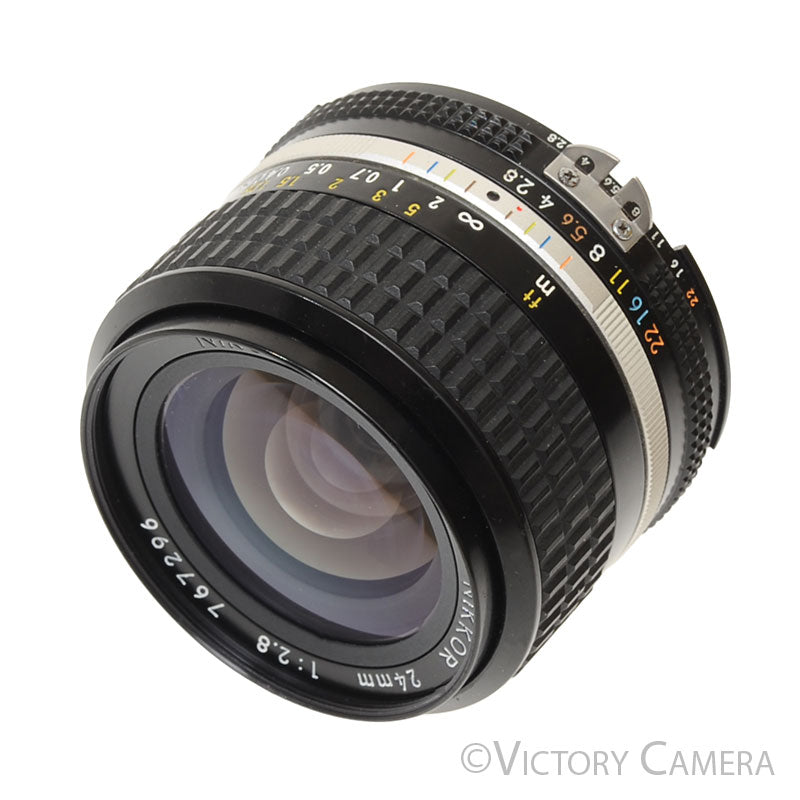Nikon Nikkor 24mm f2.8 AI-S Wide Angle Lens [EXC+] - Victory Camera
