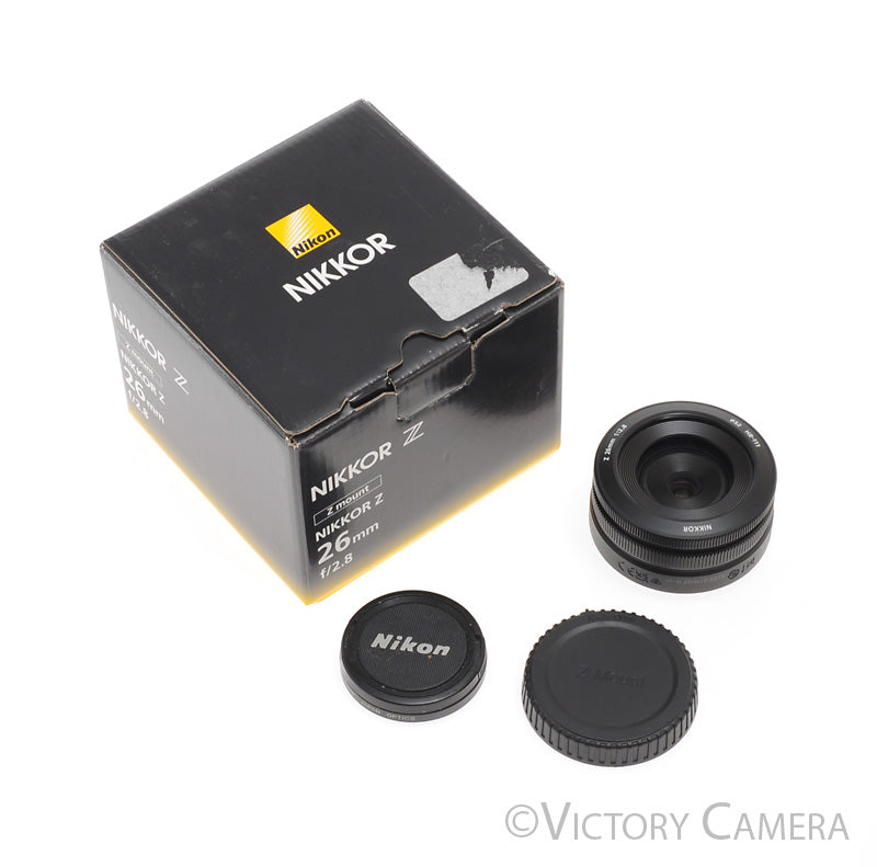 Nikon Nikkor Z 26mm f2.8 Wide Angle Pancake Lens [MINT-] - Victory Camera