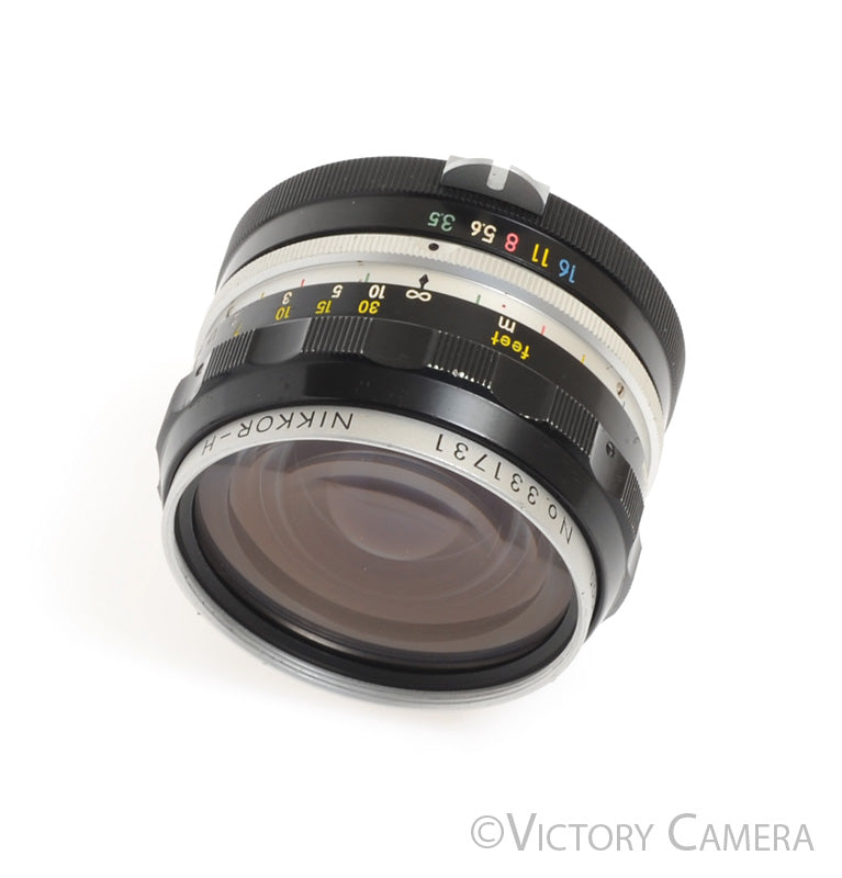 Nikon Nikkor-H 2.8cm 28mm f3.5 non-AI Manual Focus Lens [EXC-] - Victory Camera