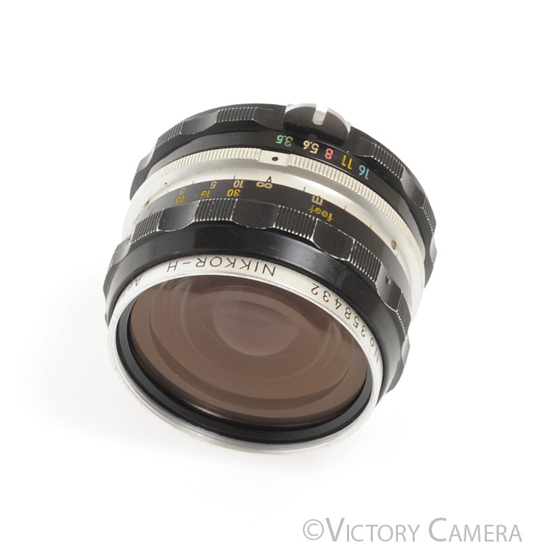 Nikon Nikkor-H 2.8cm 28mm f3.5 non-AI Wide Angle Lens [EXC+] - Victory Camera