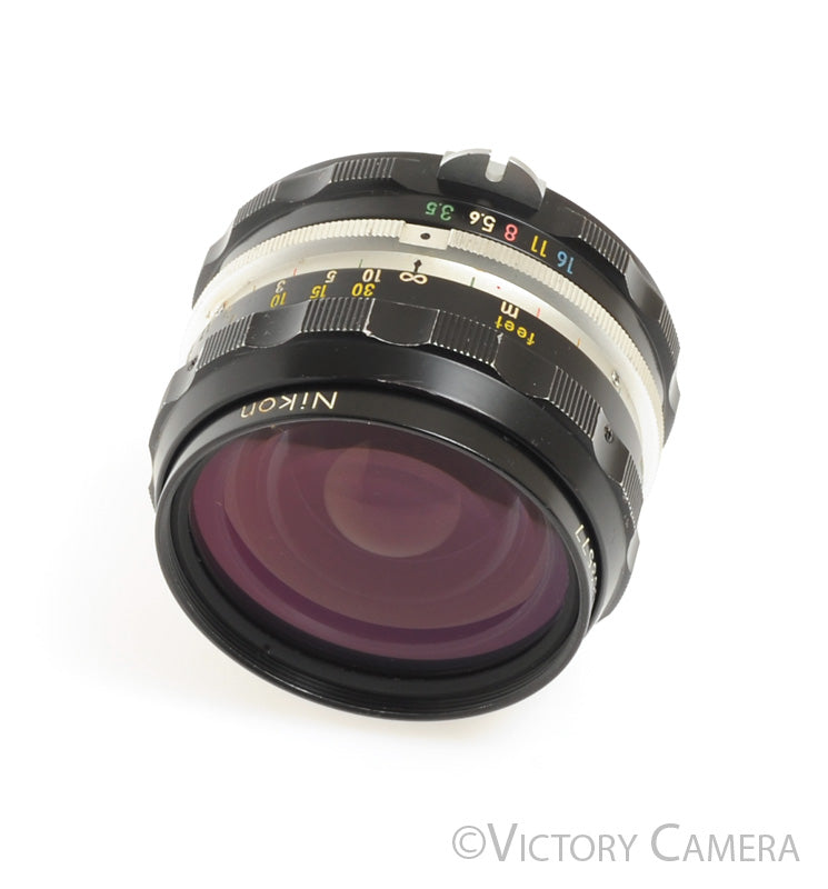 Nikon Nikkor-H 28mm f3.5 Non-AI Wide Angle Prime Lens  [EXC+] - Victory Camera