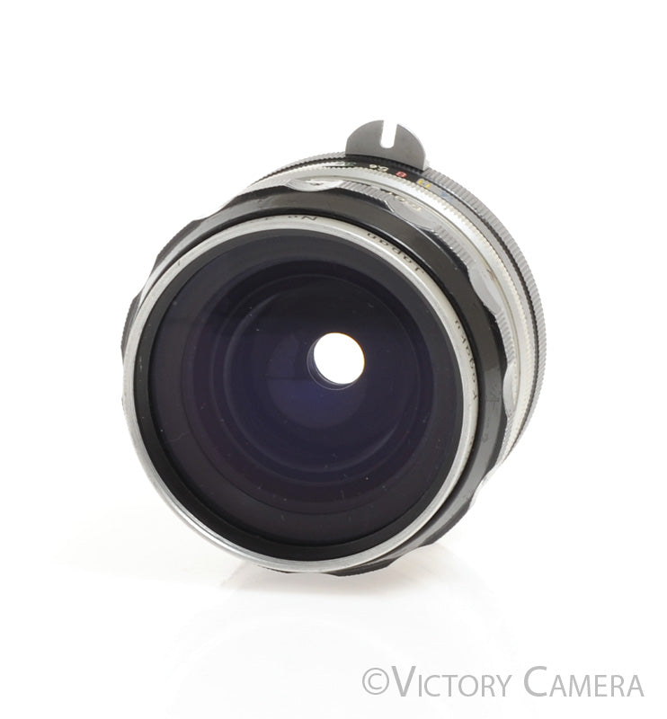 Nikon Nikkor-H 2.8cm 28mm f3.5 non-AI Manual Focus Lens -Light Marks- [Good] - Victory Camera